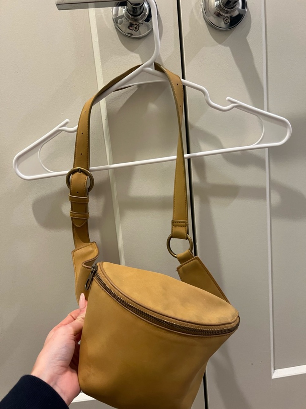 Target Olive-Tan Crossbody Belt Bag